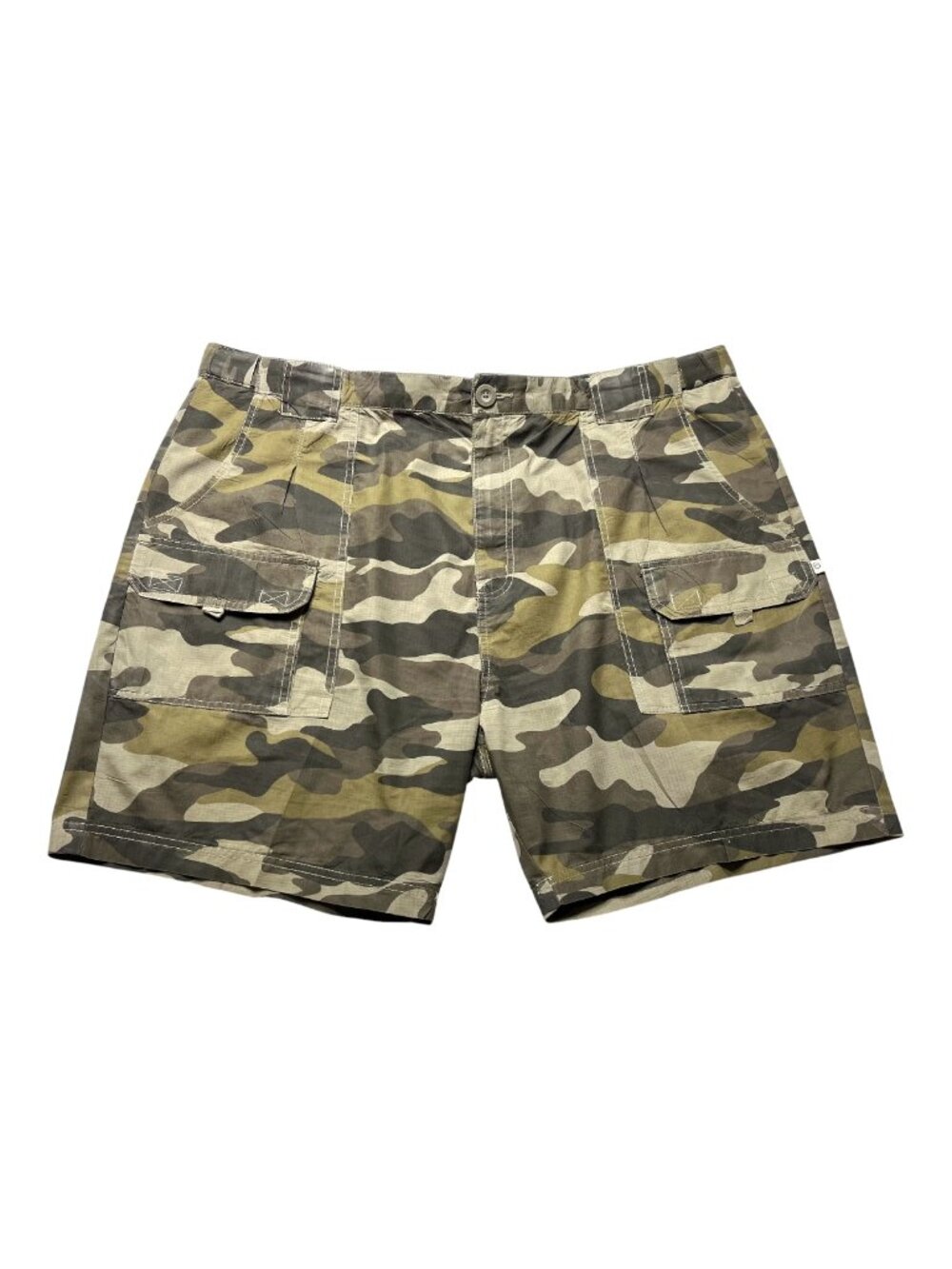 Men's Camo Shorts Outdoor Hunting Hiking Military, Gray/Green, Magellan Size 44